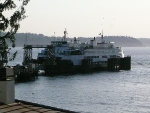 Fauntleroy ferry terminal in the Fauntleroy neighborhood of Seattle, Washington