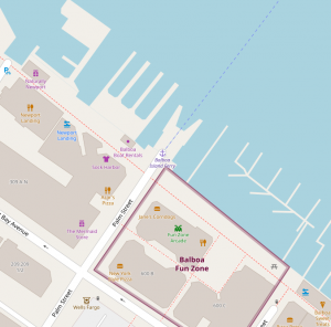 Map Of Balboa Island Ferry Terminal Balboa Peninsula Newport Beach 300x296 